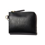 CHAOS FISHING CLUB WALLET カオスフィッシングクラブ サイフ LOGO LEATHER WALLET 2.0 BLACK スケートボード スケボー