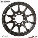15インチ 6H139.7 6J 6J+33 6穴 ホイール 【1本単品 新品】 マットブラック BLACK-MAN G・I 送料無料 ゴジゲン