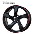 18インチ 5H112 7.5J 7.5J+51 5穴 ホイール 【2本セット 新品】  CROSS Edge 送料無料 ユーロアクシス