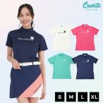 mok шея трикотаж с коротким рукавом стрейч передний Logo Smile Mark женский k Alto united Golf одежда outlet 22SS