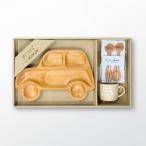 ショッピングママン キッズプレートギフトセット カー プチママン 食器3点セット