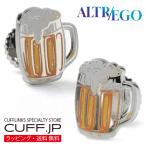 カフス カフス ビール メッセージ入り カフリンクス