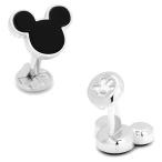 ディズニー ミッキー カフス カフスボタン ミッキーマウス スターリングシルバー オニキス Disney カフリンクス