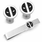 カフス ネクタイピン セット マーベル デッドプール Deadpool MARVEL カフリンクス カフスボタン タイバー タイクリップ