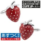カフスボタン カフス レッド ストロベリー いちご カフリンクス メンズアクセサリー