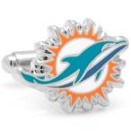 カフス カフスボタン マイアミ ドルフィンズ NFL アメフト カフリンクス メンズアクセサリー