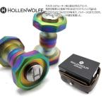 ブランド アクセサリー HOLLENWOLFF ホーレンウォルフ セルフリテイニングオクタゴナルカフス(スカラブ×クローム)カフスボタン カフリンクス 父の日