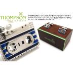 ブランド アクセサリー THOMPSON トンプソン カセット カフス（ロジウム&amp;ブルーエナメル）カフスボタン カフリンクス バレンタイン 爆買