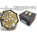 ブランド アクセサリー TATEOSSIAN タテオシアン チタニウムレザーカフス（マーキュリーイエロー）（ブランド カフリンクス） 父の日