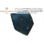 ネクタイ ブランド SIMON CARTER サイモン・カーター 犬 ブロックチェック シルク ネクタイ(ブルーグリーン)レギュラータイ 父の日