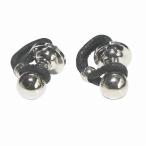 カフス　カフスボタン　ブラッククコットン