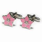 ピンク桜カフス