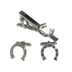 ショッピングカフス 馬蹄カフスボタン・ネクタイピンセット