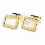 カフス　カフスボタン　MOP ゴールド