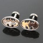 カフス　カフスボタン　バットマンロゴ