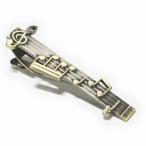 ネクタイピン アンティークゴールド音符