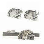 トランプカフス　ネクタイピンセット