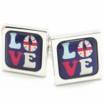 カフス カフスボタン Sonia Spencer カラフルな英国LOVE カフス カフスマニア ファッション雑貨 おしゃれ プレゼント メンズ スーツアクセサリー専門店
