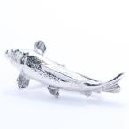 タイピン ネクタイピン シルバー 鯉 魚 ユニーク メンズ プレゼント カフスマニア