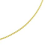 ネックレス K18 18金 18k ゴールド チェーン 地金 レディース K18ネックレス Cable chain 45