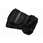 アンテプリマ 手袋 レディース ブランド フード付 フィンガーレス 指なし フィオーリ ベルト 黒 ブラック 女性 婦人 防寒