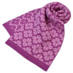 ショッピングケイトスペード ケイト スペード ニューヨーク マフラー レディース ブランド ウール 100 ハート クローバー パープル ピンク