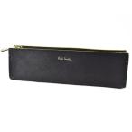 ショッピング筆箱 ポールスミス ペンケース メンズ ブランド カラードエッジ 専用箱付 黒 ブラック 筆箱 男性 紳士 本革 BPS596