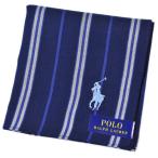  Polo Ralph Lauren носовой платок 1 листов мужской хлопок темно-синий темно-синий синий голубой полоса Logo вышивка мужчина День отца подарок 
