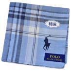  носовой платок 1 листов Polo Ralph Lauren мужской синий голубой проверка Logo вышивка мужчина джентльмен День отца подарок 