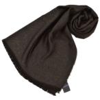 ランバン パリス ストール マフラー メンズ ブランド LANVIN PARIS シルク ウール 混 ハニカム 茶