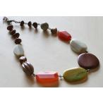めのう ネックレス[天然石&amp;AntiqueBeadsシリーズ] 送料無料 レディース 女性 アクセサリー ギフト ジュエリー Xmas ストーン 大ぶり リゾート おしゃれ