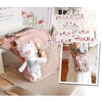 桜色ポシェット withゆるゆる。ブルマーアニマル ヒップバッグ 2wayバッグ かわいい ウエストポーチ レディース