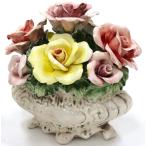 陶器　陶花　ホワイトの花 インテ