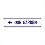  сад автограф plate Driger ten28cm*7cm OUR GARDEN левый 