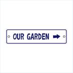  сад автограф plate Driger ten28cm*7cm OUR GARDEN правый 