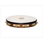 MEINL Percussion マイネル タンバリン Traditional Goat-Skin Wood Tambourine Brass Jingles 1row TAH1B-AB 【国内正規品】