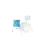 CANOPUS R.F.M. 12x13 Floor Tom Aqua Satin Wrap