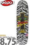 ホソイ 8.75インチ スケボー デッキ Hosoi Skateboards Pro EL GATO Cat Eyes Deck スケートボード ブランド エルガト キャットアイ スケボーデッキ