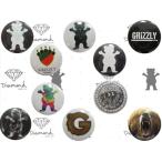 Diamond SUPPLY.CO Grizzly( бриллиант принадлежности Grizzly )Button Pack 10 шт ( скейтборд, скейтборд,SK8, аппаратное обеспечение, футболка, бриллиант, Gris zli