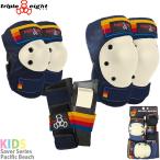  Triple eito скейтборд Kids протектор Saber серии Pacific пляж комплект Triple eight Saver 3Pack скейтборд ребенок маленький человек ученик начальной школы 