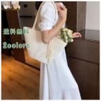 ショッピングストローバッグ 草編みバッグ サマーバッグ かばん レディース ストローバッグ かごバッグ ショルダーバッグ トートバッグ エコバッグ レディース 手提げ 大容量 北欧 夏