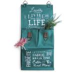 ウォールポケット 壁掛け 収納 小物入れ レターラック DVD CD 新書 四六判 整理 片付け インテリア (マチ付き 3ポケット)