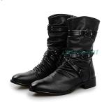 メンズ ブーツ メンズブーツ エンジニアブーツ ショートブーツ インヒール ライダーブーツ 黒 ブラック ヴィンテージ サイドジップ 防滑