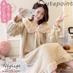  неглиже зима фланель One-piece симпатичный лента теплый неглиже mo Como ko салон одежда женский толстый пижама . Nitro -b взрослый Корея способ стиль 