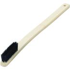 研削研磨用品 ハンドブラシ ＴＲＵＳＣＯ　機械植竹ブラシ　曲柄　豚毛　３行　  (TB-7002)