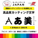 カッティング 文字 シール 名入れ カッティングシート カッティングシール デカール 切り文字  車用 室内 屋外用 高品質 16cm~18cm 一文字395円 送料無料