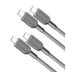 【2本セット】Anker 310 USB-C & USB-Cケーブル iPhone 16 / 15 他対応 (0.9m ブラック)