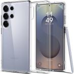 Spigen Galaxy S25 Ultra ケース 耐衝撃 ストラップホール 黄変防止 米軍MIL規格 ACS08961 (クリスタル・クリア)