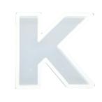 シリコンモールド アルファベット K 固まるハーバリウム