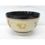 干支茶碗　黒仁清　六瓢　「金襴・丑」　加藤藤山作　新しい年に、干支のお茶碗はいかがでしょう